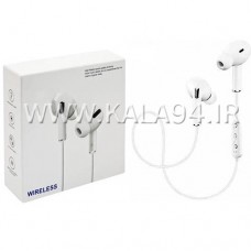 هندزفری بلوتوثی WS-MUSIC دورگردنی / دارای 3 دکمه / میکروفون دار / قابل مکالمه و پخش موسیقی / بدون گارانتی